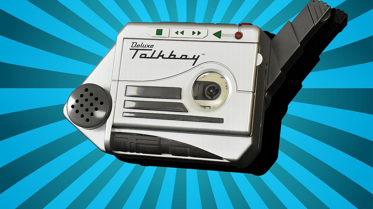 ホームアローン2 ウォーキートーキー　トランシーバ　１９９２年 Tiger Deluxe Talkboy Cassette Tape Recorder (Home Alone 2) 1992