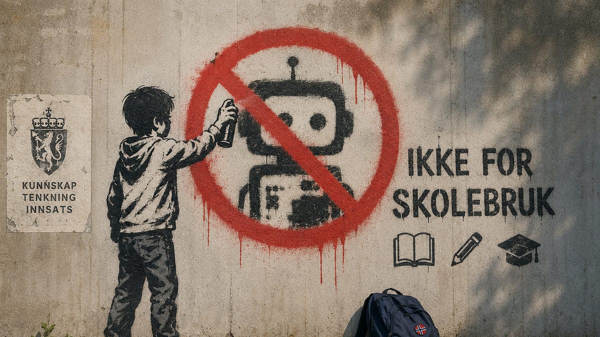 Norway banned AI for its children. Right concern, wrong conclusion