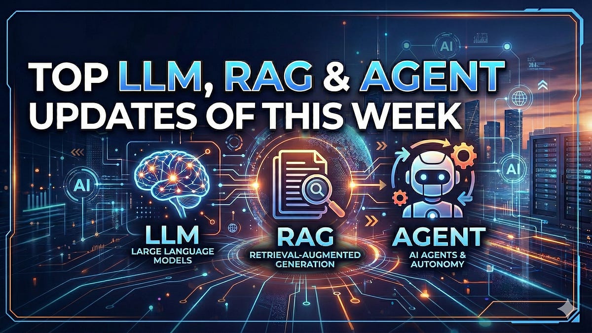Top LLM, RAG and Agent Updates of this week (April Week 1, 2026)