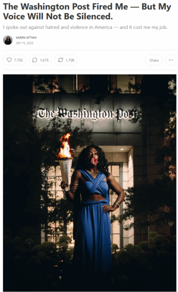 Golden Hour: The Washington Post Fired Me — But My Voice Will Not Be Silenced.