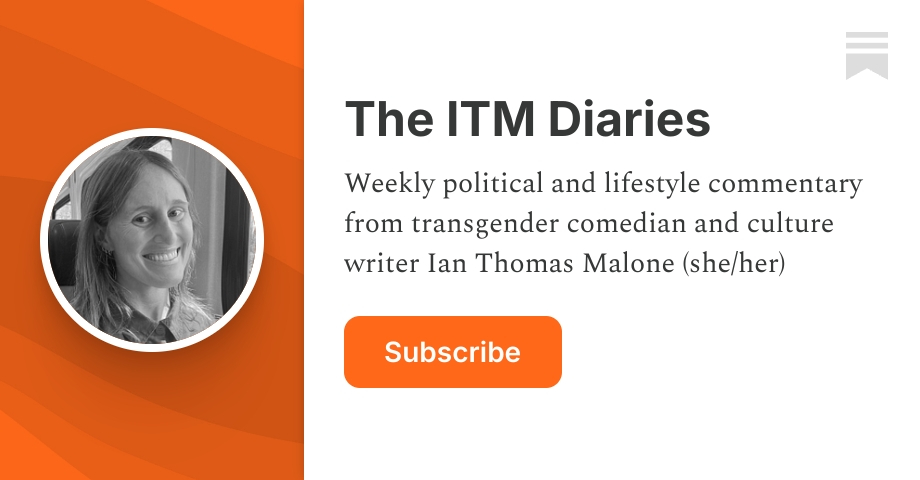 The ITM Diaries | Ian Thomas Malone | Substack
