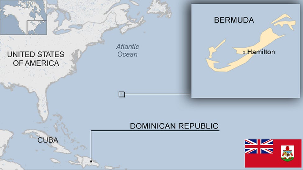 Map of Bermuda Map of Bermuda