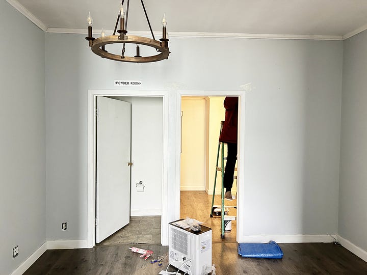 Painting progress to prepare Good Day Studios for our grand opening this Friday, Feb. 27th in Arcata, CA