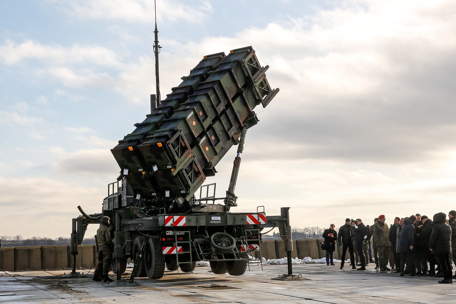 German servicemen operate a surface-to-air defence system at a military training compound German servicemen operate a surface-to-air defence system at a military training compound