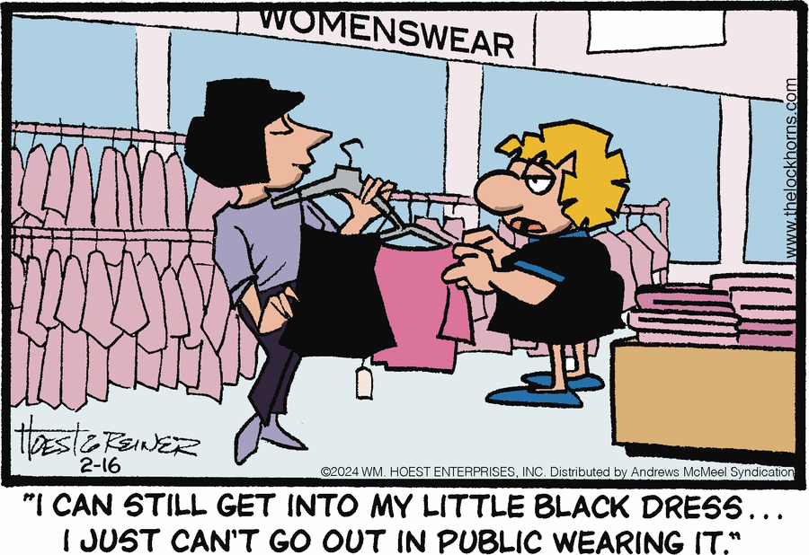The Lockhorns Comic Strip for February 16, 2024 