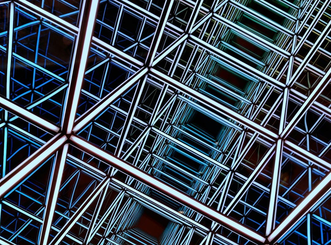 grey metal frame