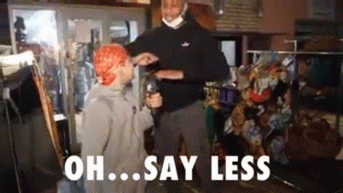 Oh Say Less GIFs | Tenor