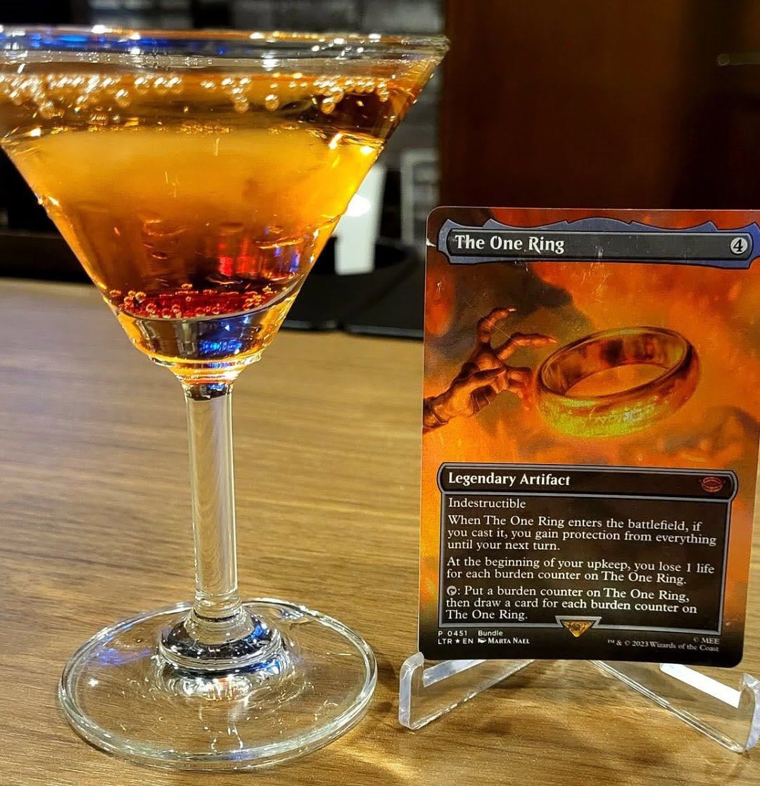 Trading Card Cocktails - Unorthodox Blend