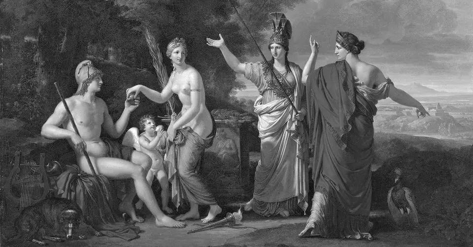 Aphrodite didn’t ask Paris to change