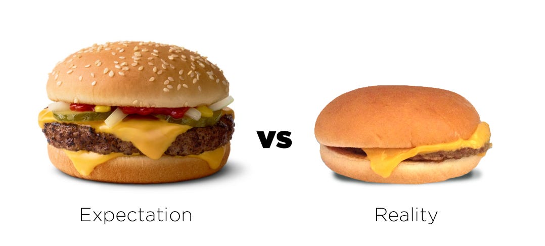 Expectation Vs Reality - Strategic marketing consultancy