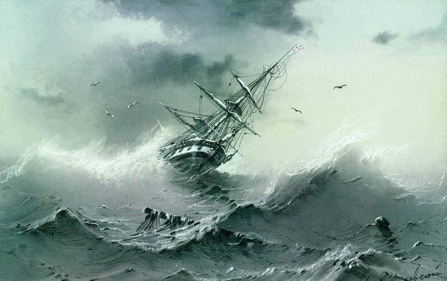 Amazon.com: Toperfect 7 Paintings shipwreck 1854 Ivan Aivazovsky storm  seascape Oil Art on Canvas - Famous Artworks 02, $50-$2000 Hand Painted by  Art Academies' Teachers: Paintings
