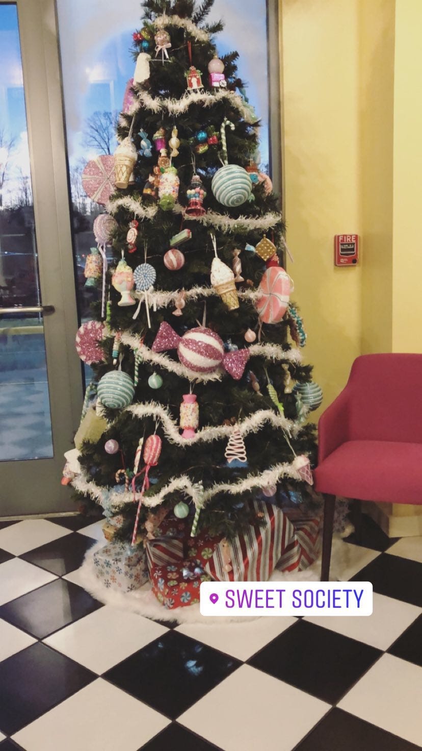 sweet society, pastel christmas tree