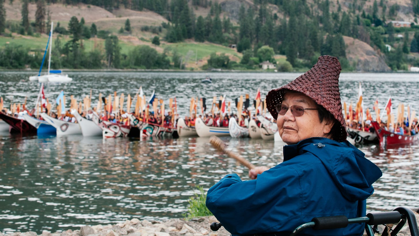  matriarch of the Sechelt First Nations people