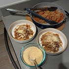 Homemade GF Pasta Bolognese