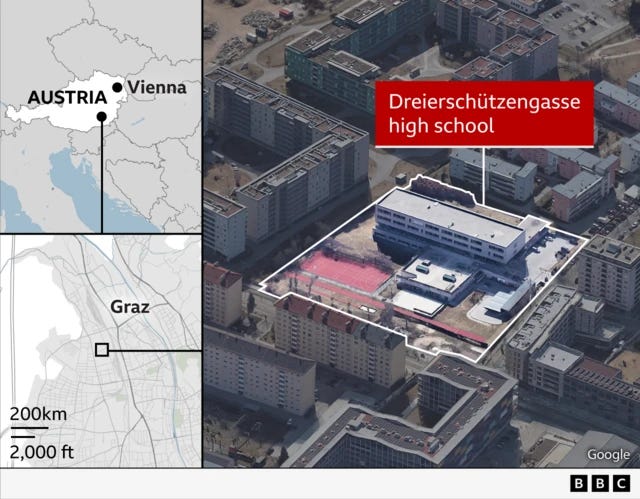 Death toll in Austria school shooting rises to 11 after victim dies in  hospital - BBC News