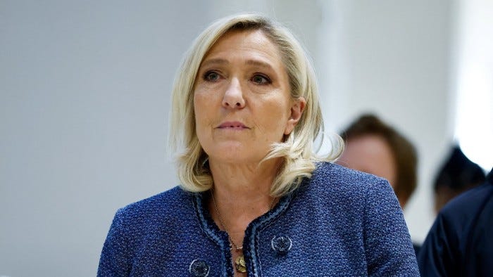 Marine Le Pen banned from standing for office for 5 years