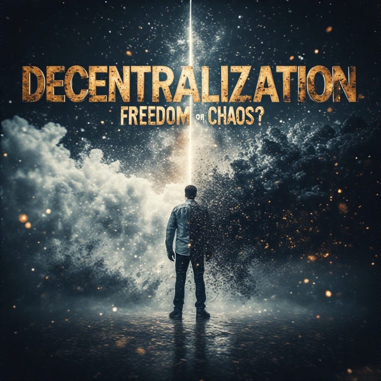 Decentralization: Freedom or Chaos?