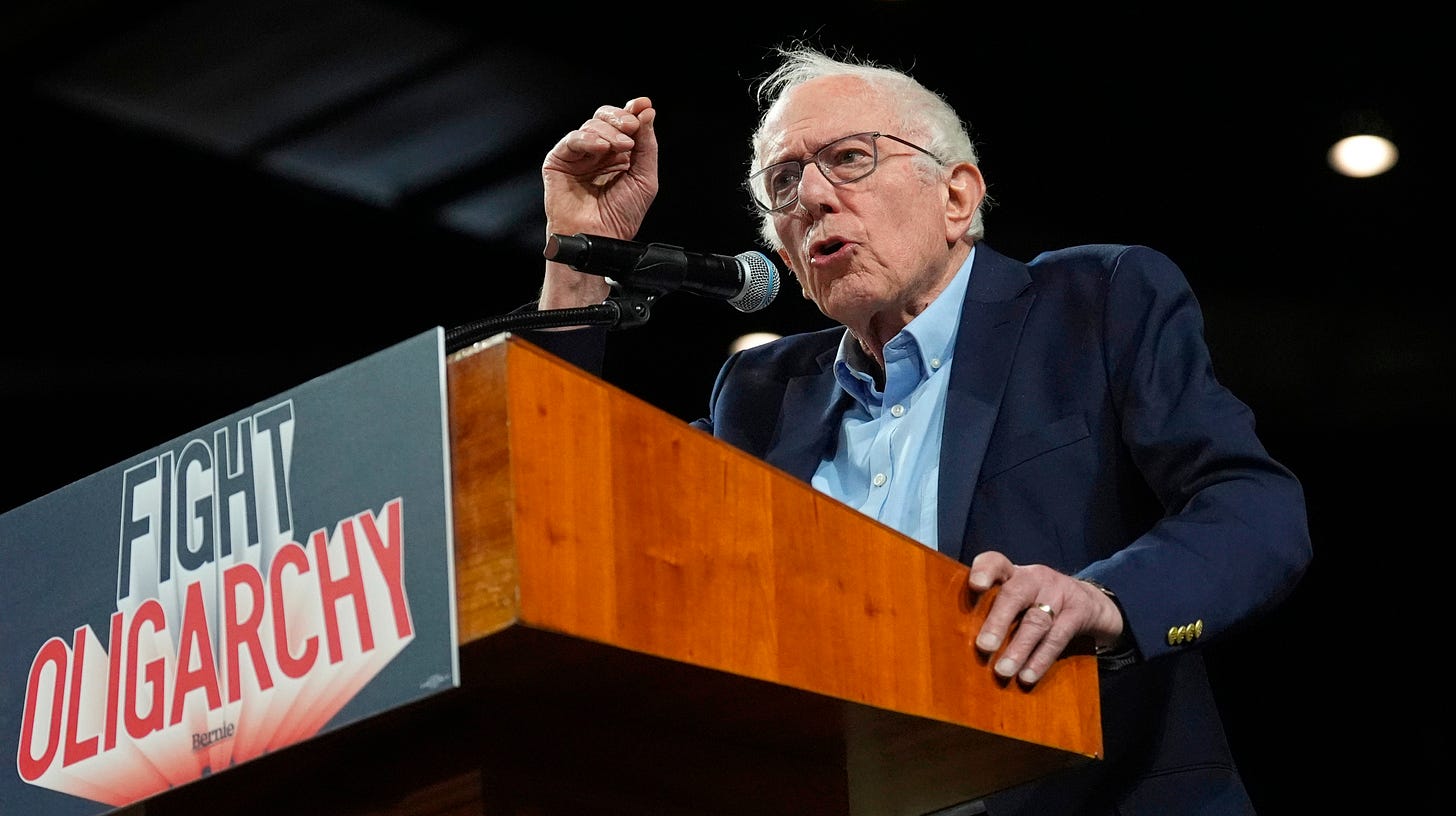 Bernie Sanders takes aim at Trump and draws record crowds : NPR