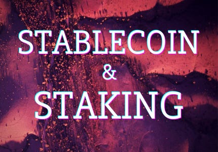 stablecoin & staking