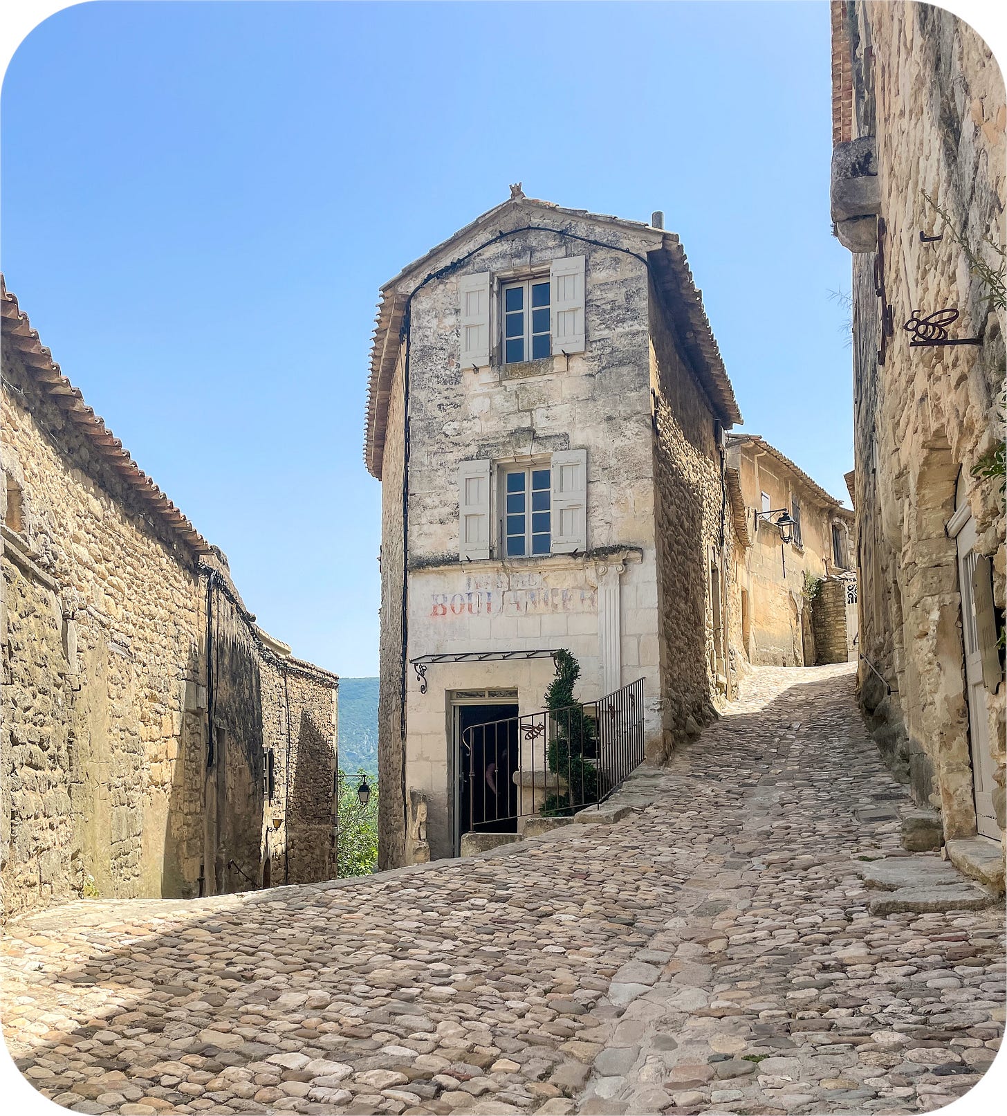 Stone buildings, Provence France