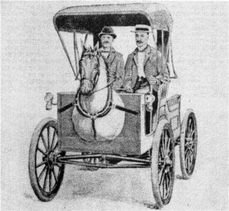 The harebrained idea to help horses get used to horseless carriages -  Hagerty Media