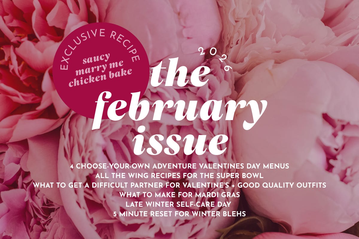 February Issue The February Issue: An Easy $90 Meal Plan + Valentine's, Super Bowl ...