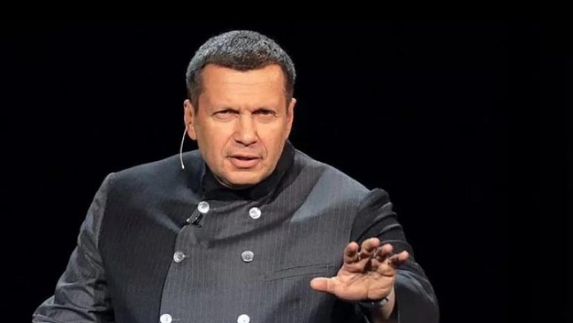 Vladimir Solovyov Suggested Sending Putin into Resignation Vladimir Solovyov Suggested Sending Putin into Resignation