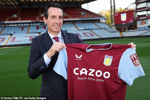 Unai Emery WILL be backed in the January transfer window by Aston Villa |  Daily Mail Online