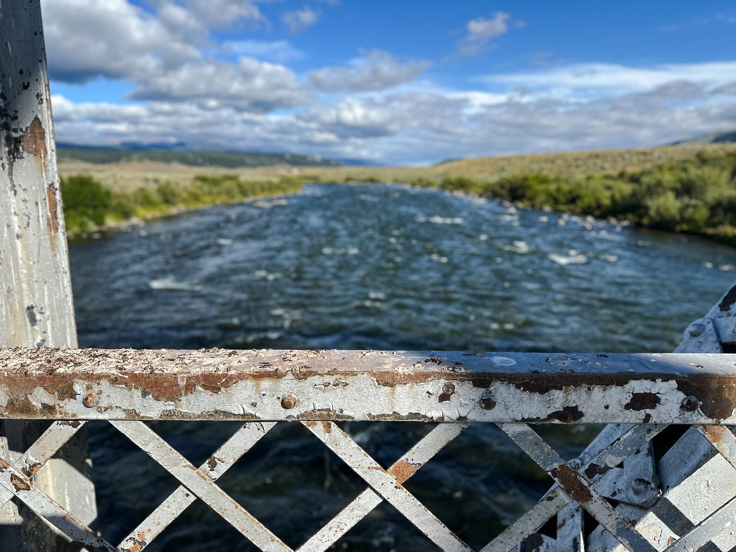 Three-Dollar Bridge, Madison River, MT.