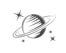 A logo of a planet with rings and stars

Description automatically generated with low confidence