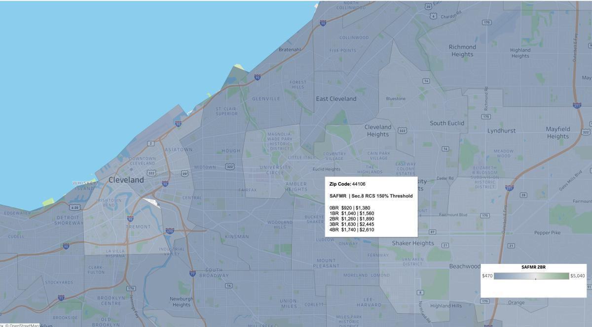 VIZ: HUD FY 2024 SAFMR - Sec. 8 RCS 150% Threshold