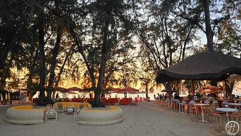 Sunset at Esmé, Standard Pattaya's beach club