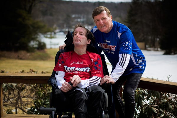 team hoyt rick and dick most inspiring athletes 2015 team hoyt rick and dick most inspiring athletes 2015