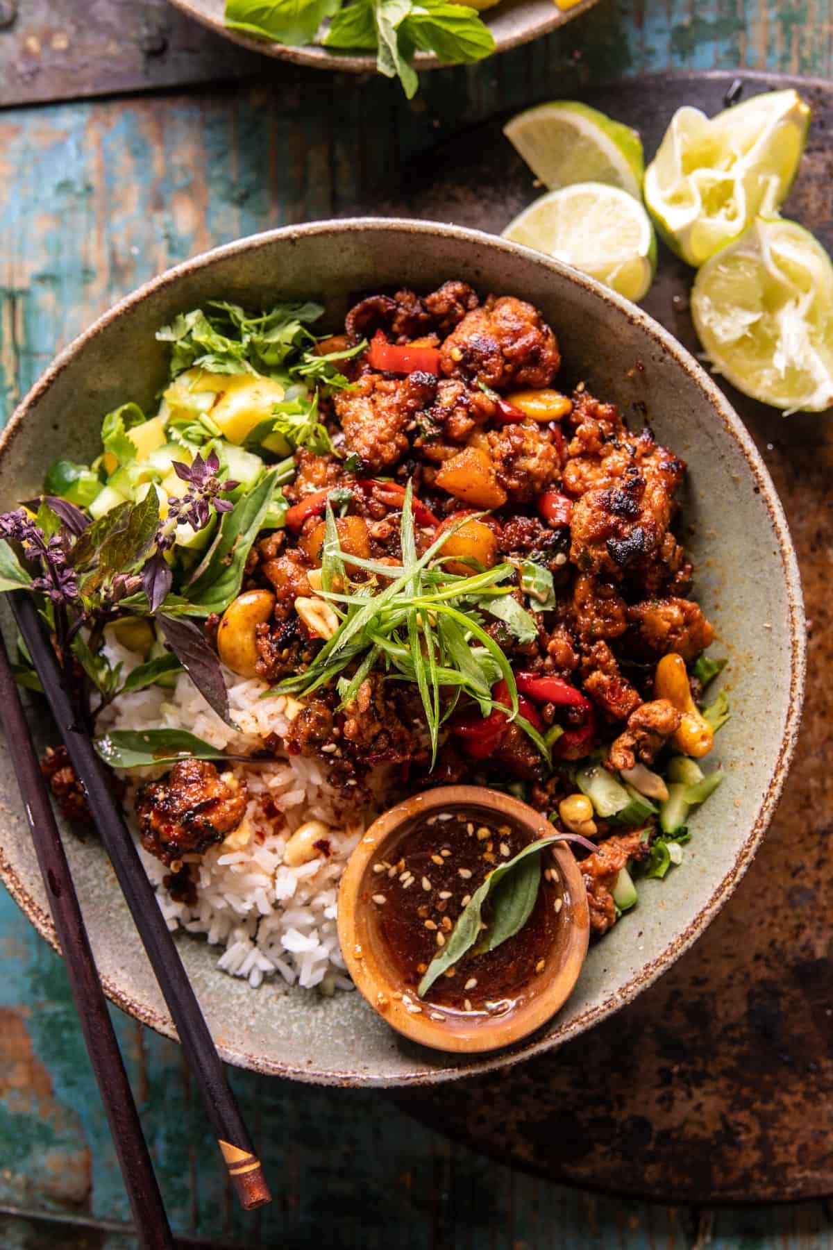20 Minute Ginger Pineapple Chicken Stir Fry | halfbakedharvest.com