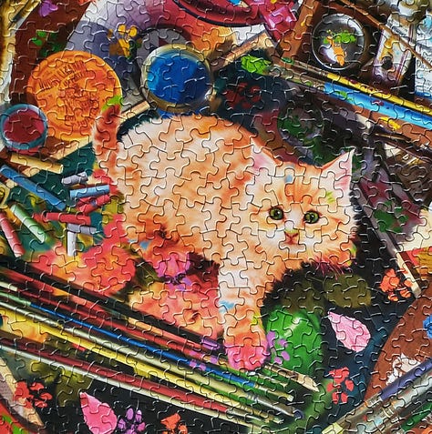 Springbok Unexpected Mews Jigsaw Puzzle