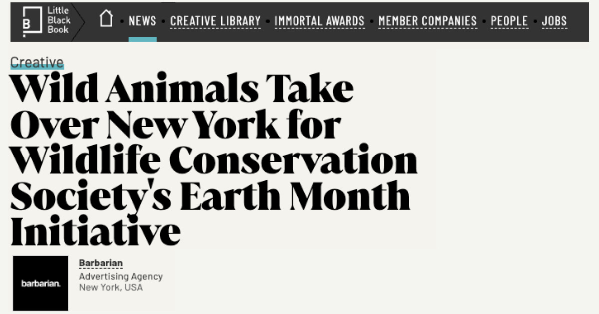 Barbarian Builds on REEL WILD Partnership with NYC OOH Campaign