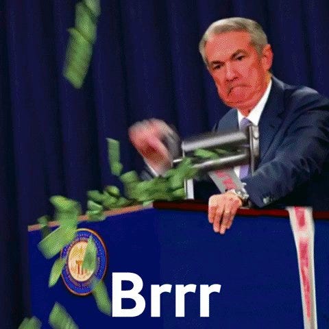 TheHawk on X: "My son just saw this gif as I was buying some more Jerome•Pumpwell  on my computer. Intrigued, he asked what he was doing. I said, this is Jerome  Powell,