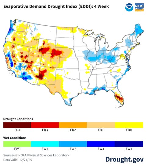 Recent Water News and a Closer Look at Drought Conditions - December 27 ...
