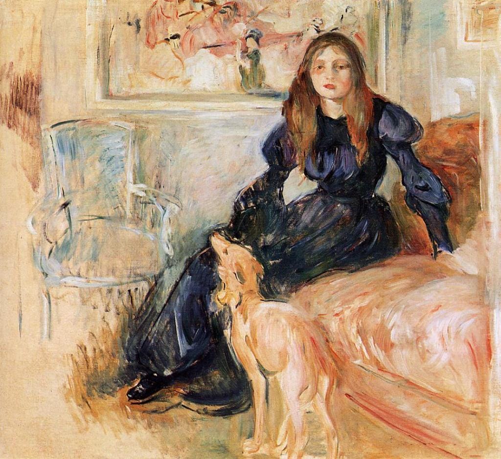 This image has an empty alt attribute; its file name is julie-manet-and-her-greyhound-laerte-berthe-morisot-1893-.jpg