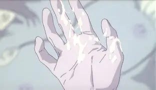 Image result for shinji hand end of eva