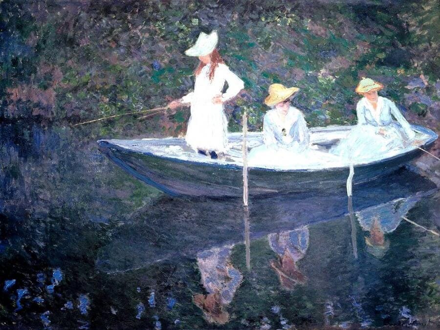 The Boot at Giverny, 1877 - by Claude Monet
