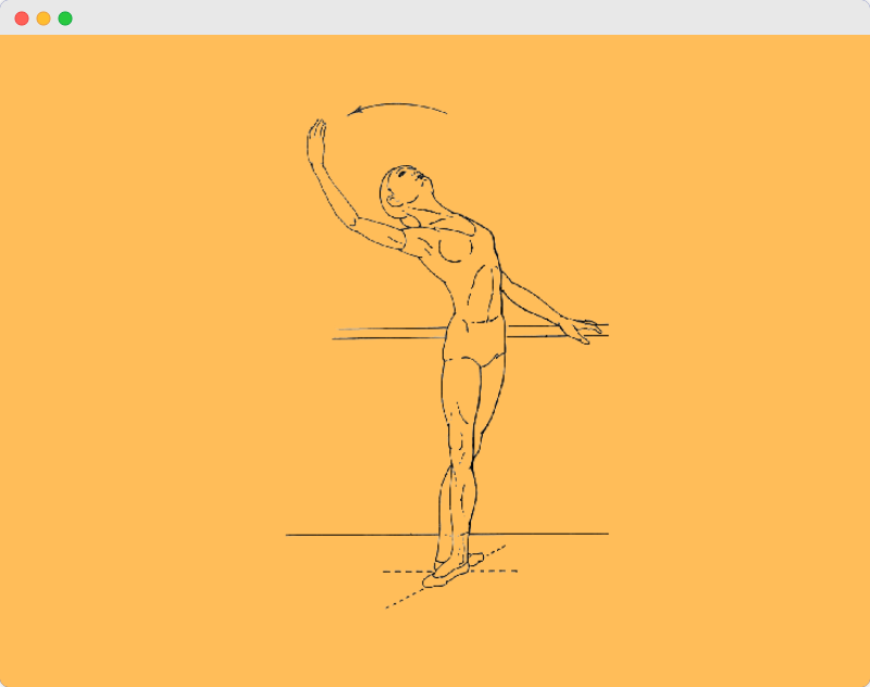 Screenshot of the ballet dot xyz website linked below.