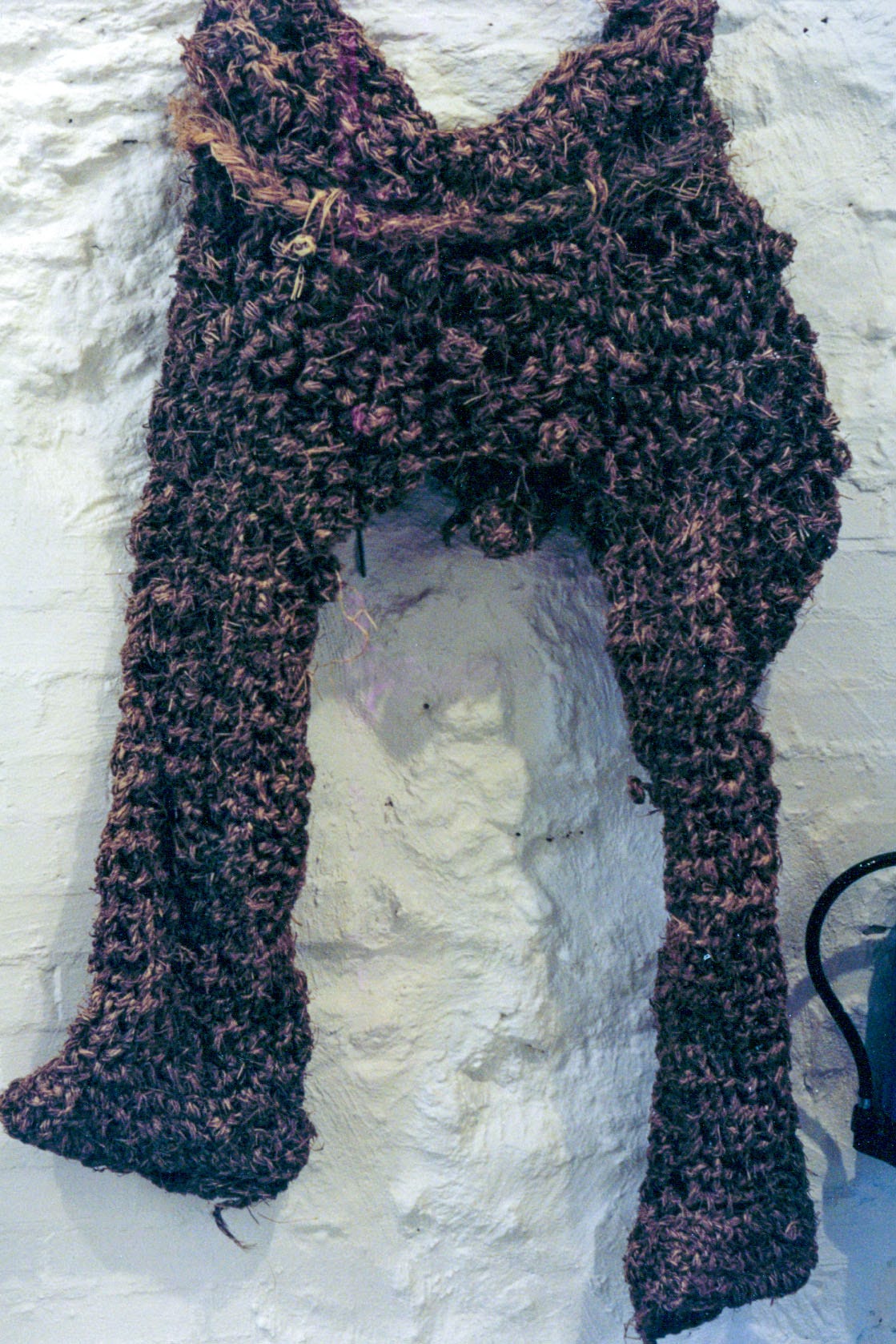 Trousers woven from grass by Angus MacPhee © N. Macleod