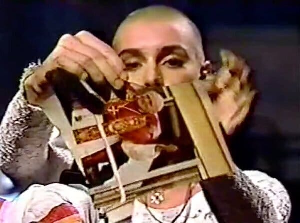 The Night Sinead O’Connor Took on the Pope on ‘SNL’ - The New York Times