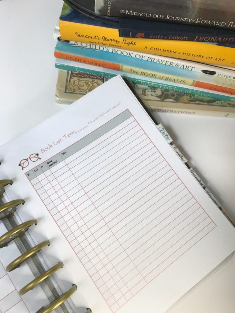 ambleside online charlotte mason planner