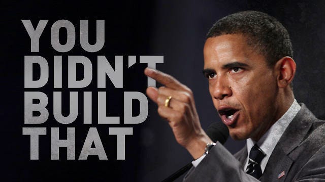 You Didn't Build That”–Oh Yes I Did! – Intelligent Christian Faith