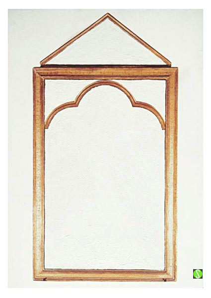 Removed for restoration' postcard piece by Steve Butcher 1988 Removed for restoration' postcard piece by Steve Butcher 1988