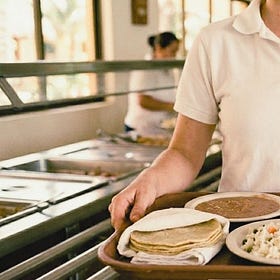 Lunch Alone. A foreigner in a foreign place.