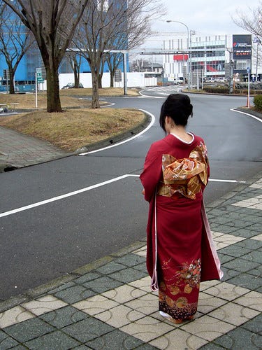 red kimono red kimono