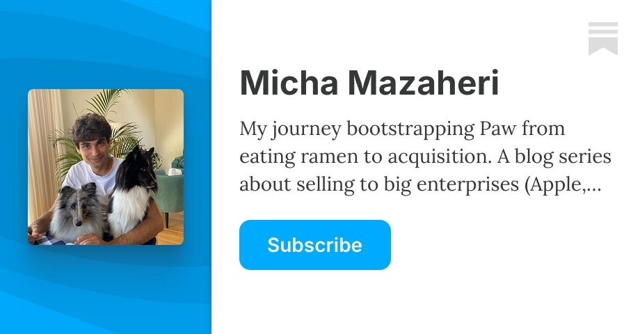 Micha Mazaheri | Substack